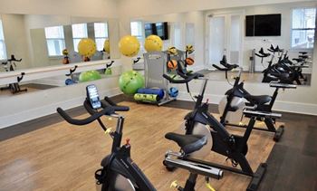 Yoga and spin studio